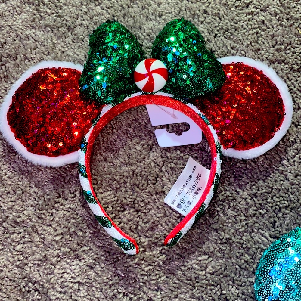 Christmas Minnie ears